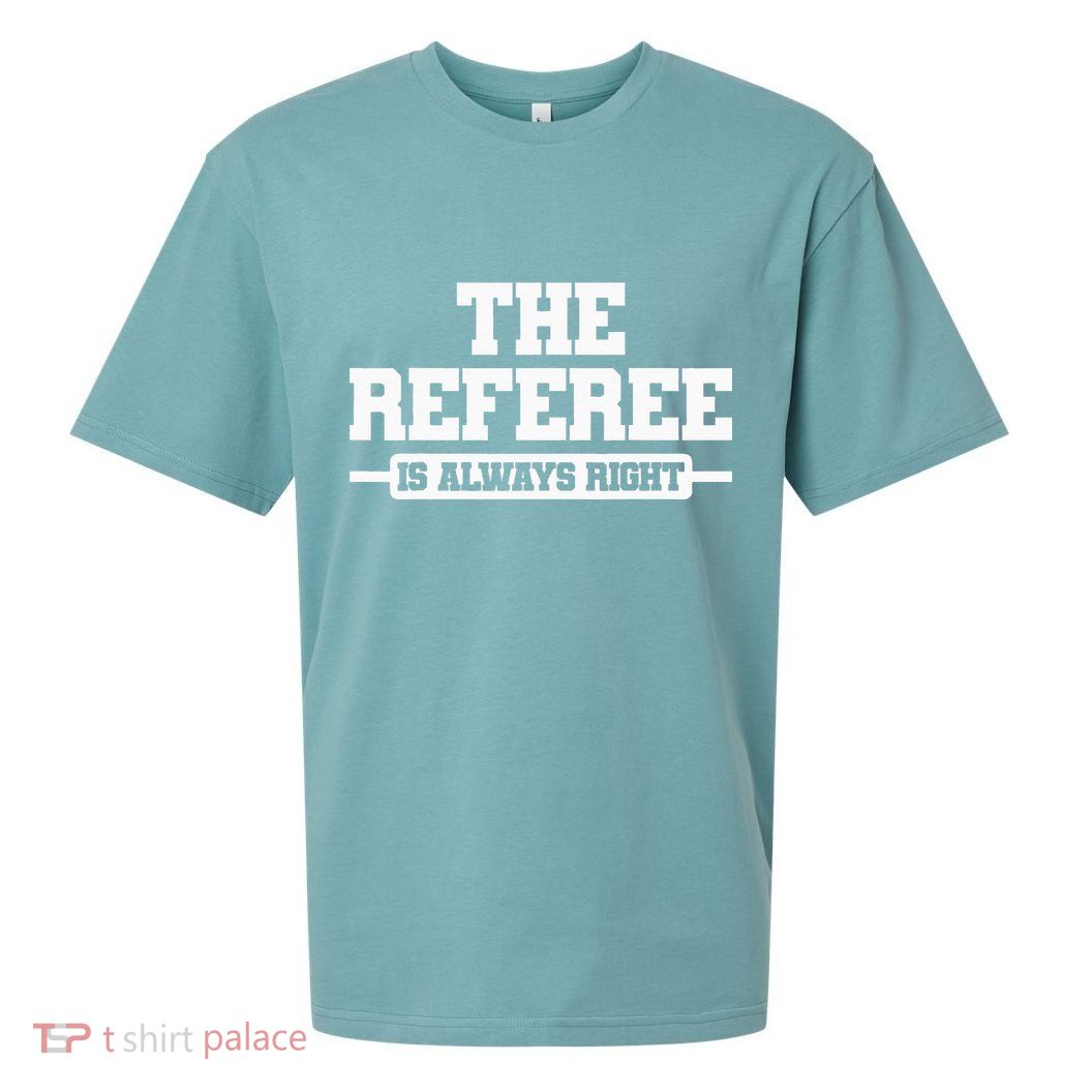 Referee Ref Umpire Sueded Cloud Jersey T-Shirt