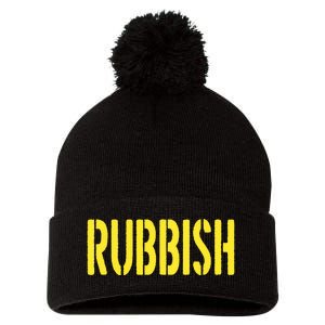 Rubbish Pom Pom 12in Knit Beanie