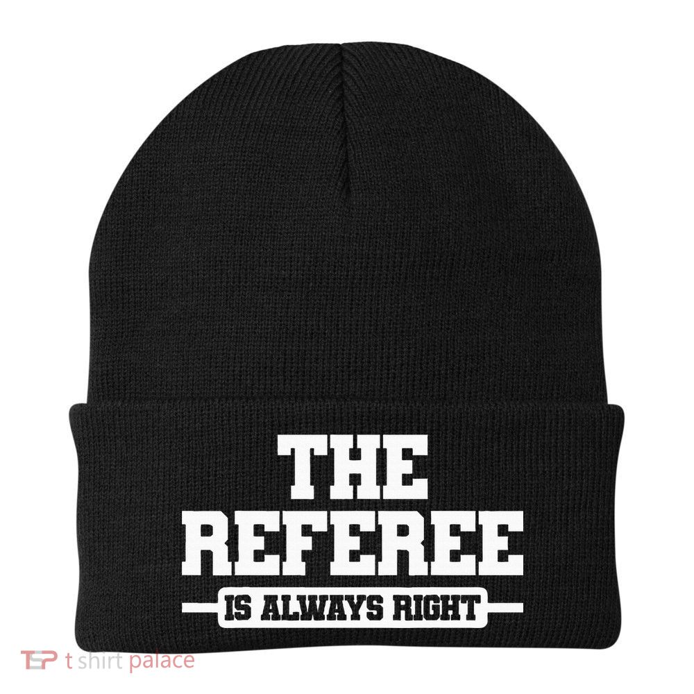 Referee Ref Umpire Beanie