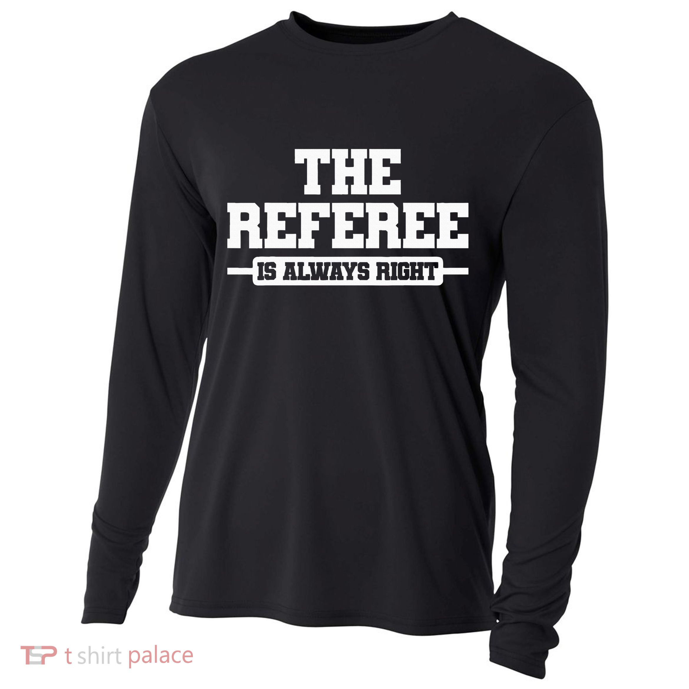 Referee Ref Umpire Cooling Performance Long Sleeve Crew