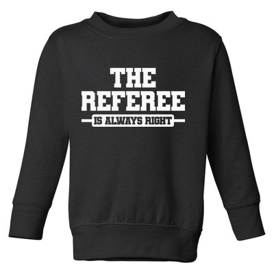 Referee Ref Umpire Toddler Sweatshirt