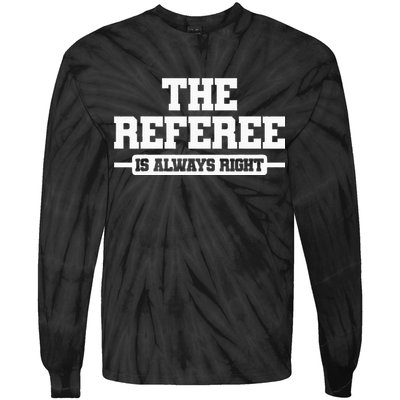 Referee Ref Umpire Tie-Dye Long Sleeve Shirt