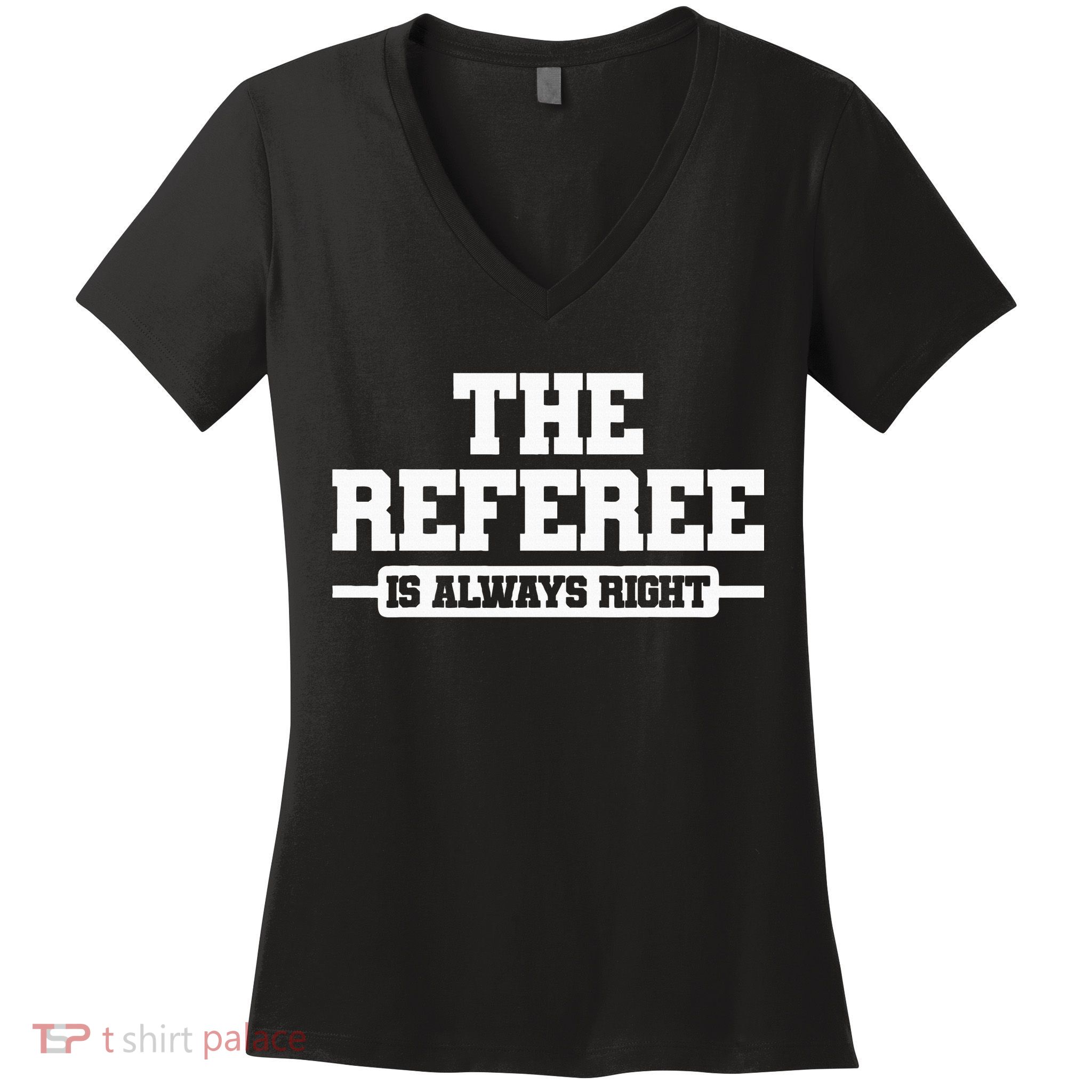 Referee Ref Umpire Women's V-Neck T-Shirt