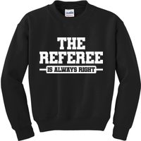 Referee Ref Umpire Kids Sweatshirt