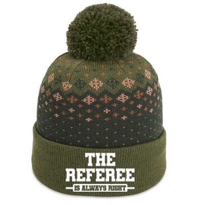 Referee Ref Umpire The Baniff Cuffed Pom Beanie