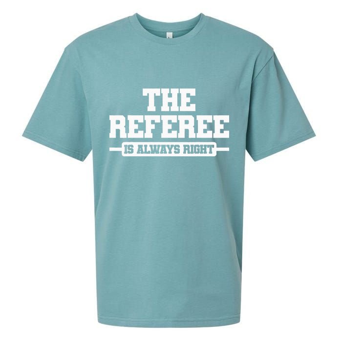Referee Ref Umpire Sueded Cloud Jersey T-Shirt