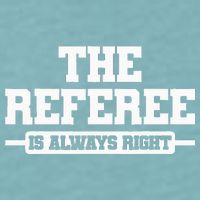 Referee Ref Umpire Sueded Cloud Jersey T-Shirt