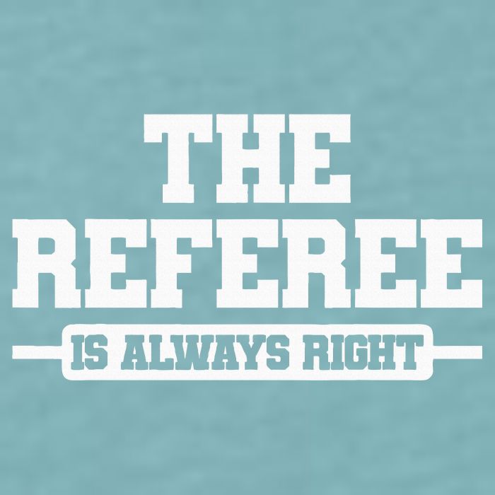 Referee Ref Umpire Sueded Cloud Jersey T-Shirt