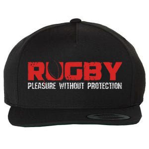 Rugby Wool Snapback Cap