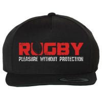 Rugby Wool Snapback Cap