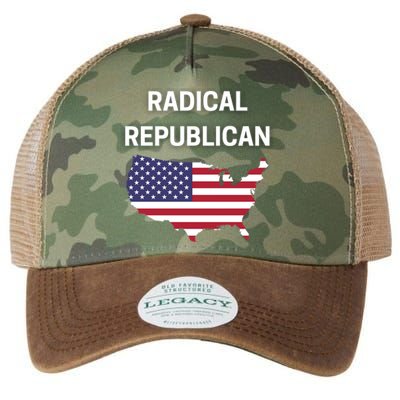 Radical Republican Usa Flag Patriotic Civil Rights Gift Legacy Tie Dye Trucker Hat