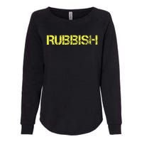 Rubbish Womens California Wash Sweatshirt