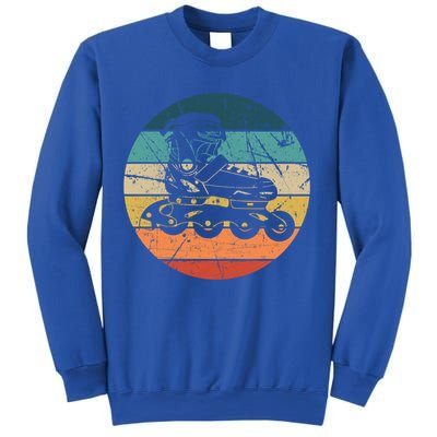 Rollerblading Retro Vintage Roller Blades Inline Skating Gift Sweatshirt