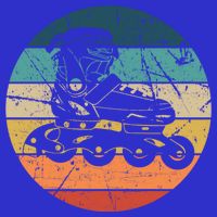 Rollerblading Retro Vintage Roller Blades Inline Skating Gift T-Shirt