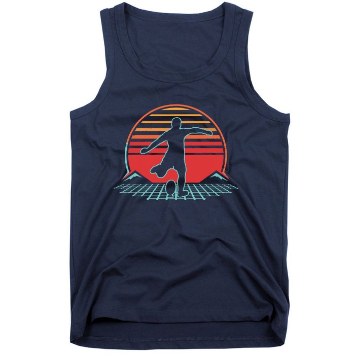 Rugby Retro Vintage 80s Style Coach Player Gift Tank Top