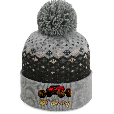 Rc Racing Vintage Gift The Baniff Cuffed Pom Beanie