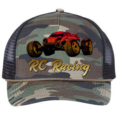 Rc Racing Vintage Gift Retro Rope Trucker Hat Cap