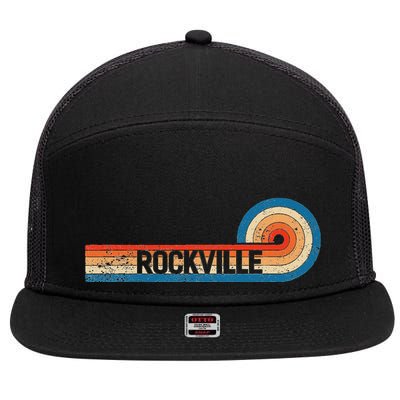 Retro Rockville Vintage City Rockville 7 Panel Mesh Trucker Snapback Hat