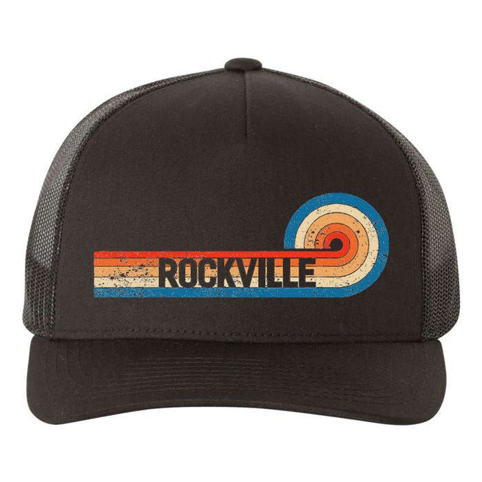 Retro Rockville Vintage City Rockville Yupoong Adult 5-Panel Trucker Hat