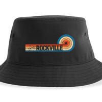 Retro Rockville Vintage City Rockville Sustainable Bucket Hat