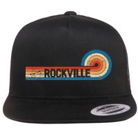 Retro Rockville Vintage City Rockville Flat Bill Trucker Hat