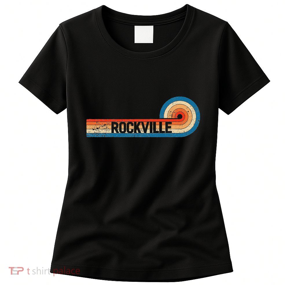 Retro Rockville Vintage City Rockville Womens T-Shirt