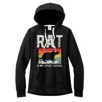 Rat Retro Vintage Women's Fleece Hoodie