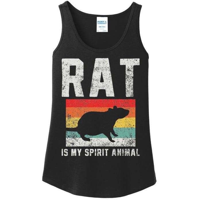 Rat Retro Vintage Ladies Essential Tank