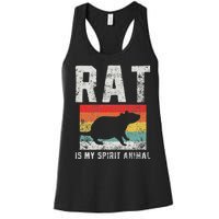 Rat Retro Vintage Women's Racerback Tank