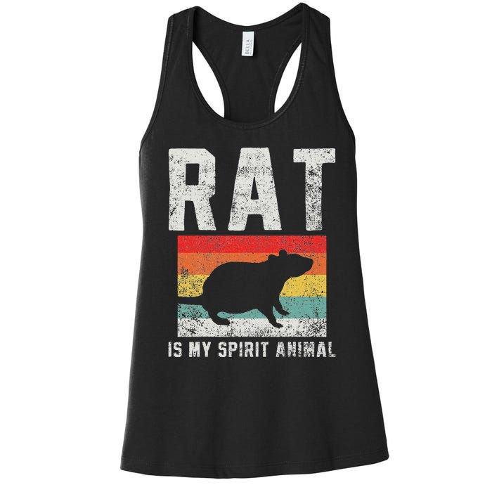 Rat Retro Vintage Women's Racerback Tank