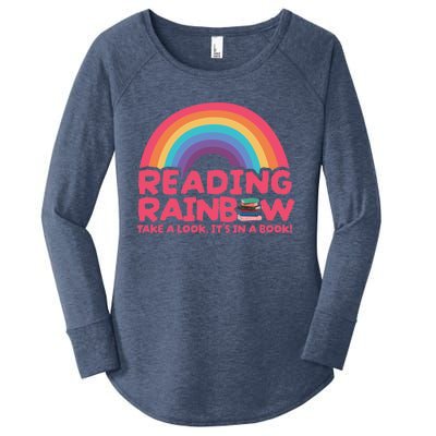 Reading Rainbow Vintage Women's Perfect Tri Tunic Long Sleeve Shirt