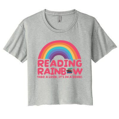 Reading Rainbow Vintage Women's Crop Top Tee