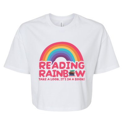 Reading Rainbow Vintage Bella+Canvas Jersey Crop Tee