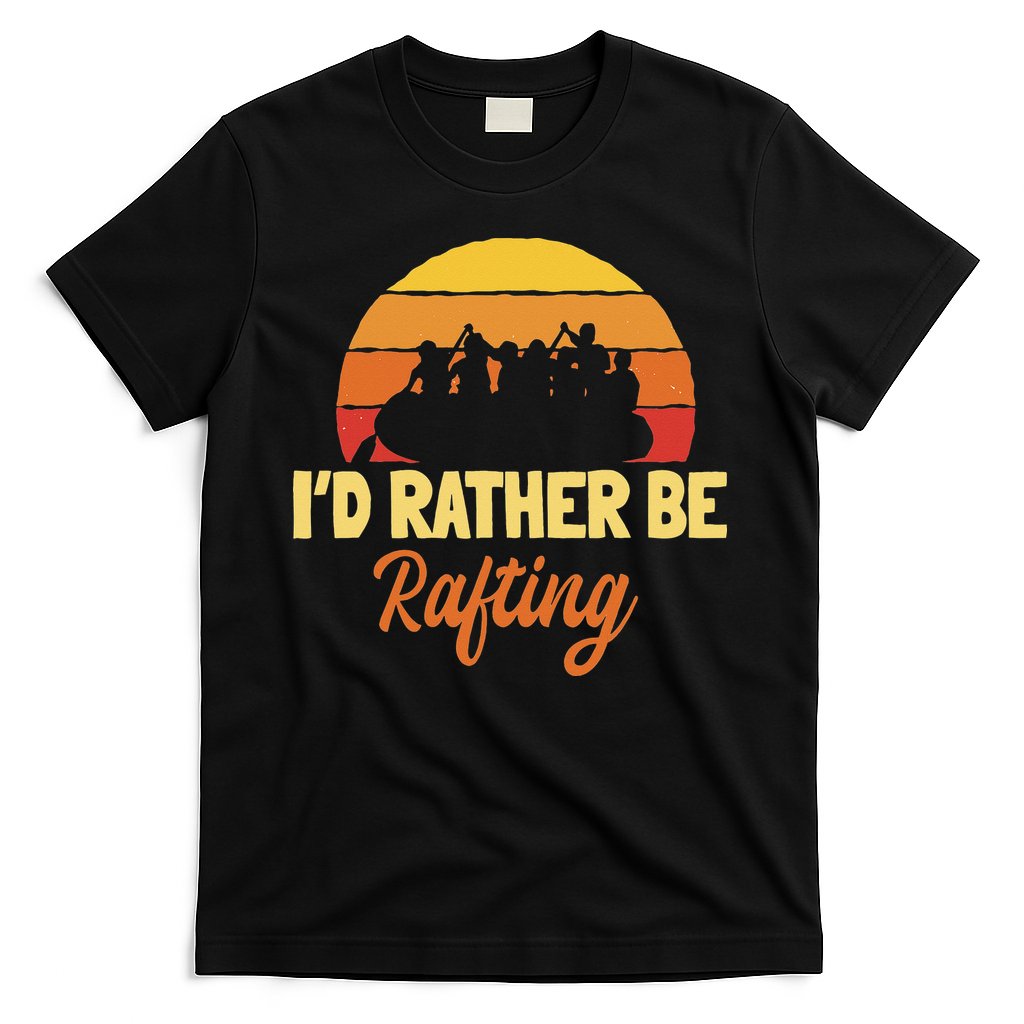 Rafting Retro Vintage Whitewater Paddling Raft Team Rafter T-Shirt