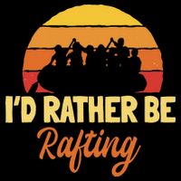 Rafting Retro Vintage Whitewater Paddling Raft Team Rafter Backpack