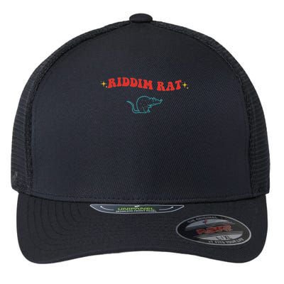 Riddim Rat Vintage Design Flexfit Unipanel Trucker Cap