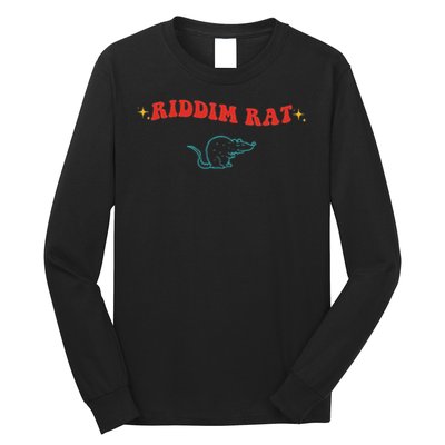 Riddim Rat Vintage Design Long Sleeve Shirt