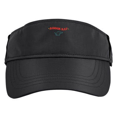 Riddim Rat Vintage Design Adult Drive Performance Visor