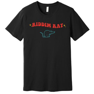 Riddim Rat Vintage Design Premium T-Shirt