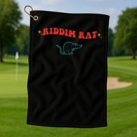 Riddim Rat Vintage Design Golf Towel