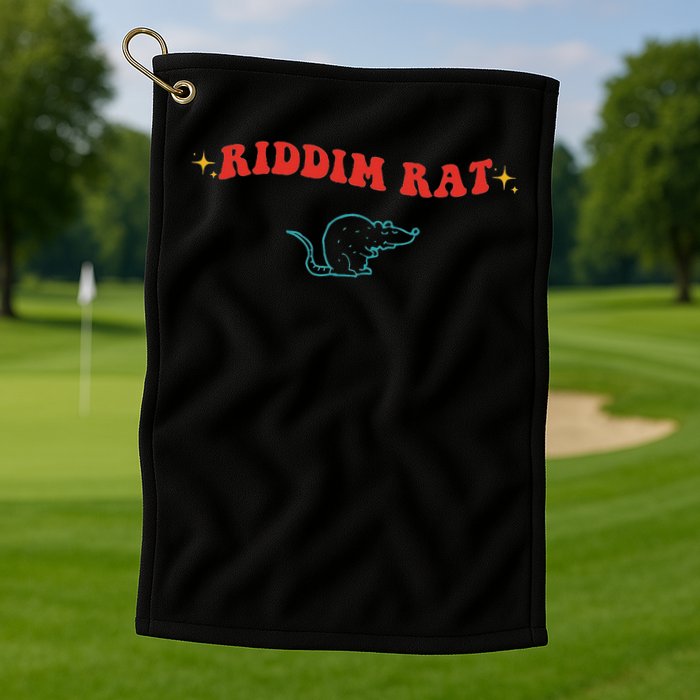 Riddim Rat Vintage Design Golf Towel
