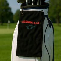 Riddim Rat Vintage Design Golf Towel