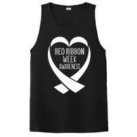 Red Ribbon Week Awareness Heart We Wear Red For Awareness PosiCharge Competitor Tank