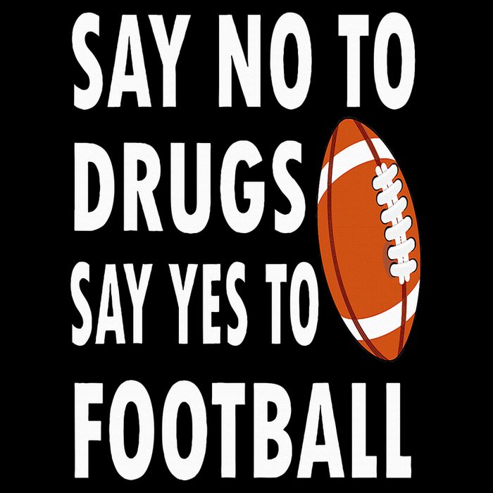 Red Ribbon Week Say No To Drugs Say Yes To Football Cooling Performance Crew T-Shirt