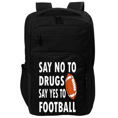Red Ribbon Week Say No To Drugs Say Yes To Football Impact Tech Backpack