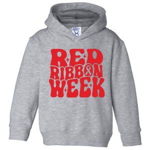 Red Ribbon Week Say Boo To Drugs Toddler Hoodie