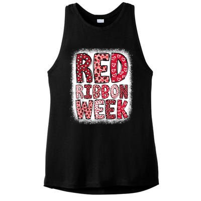 Red Ribbon Week Ladies PosiCharge Tri-Blend Wicking Tank