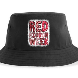 Red Ribbon Week Sustainable Bucket Hat