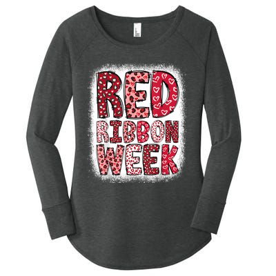 Red Ribbon Week Women's Perfect Tri Tunic Long Sleeve Shirt