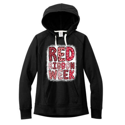 Red Ribbon Week Women's Fleece Hoodie